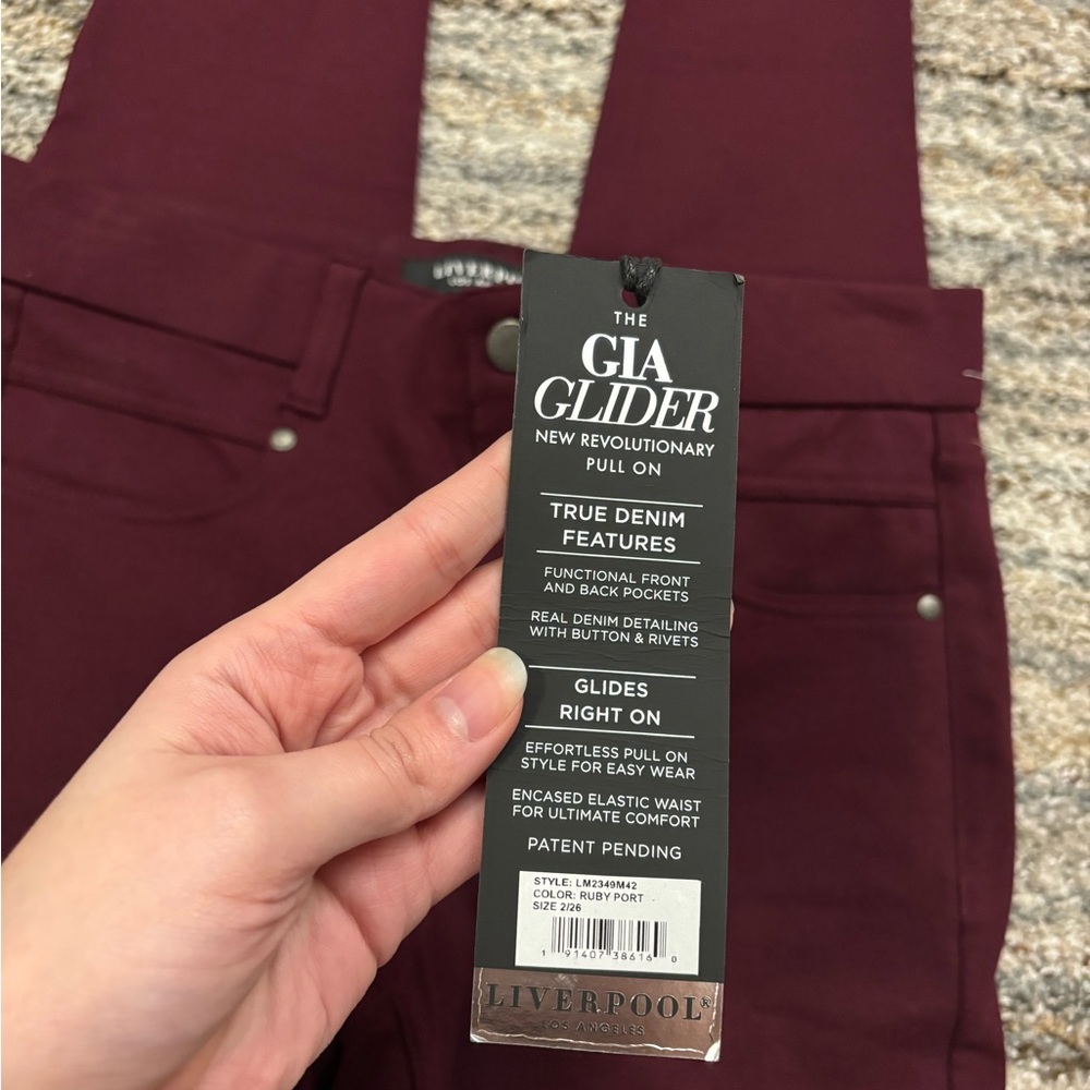 Liverpool Gia Glider Skinny Jeans Sz 2/26 NWT | Liverpool Gia Skinny Jeans Sz 2* - Picture 5 of 14